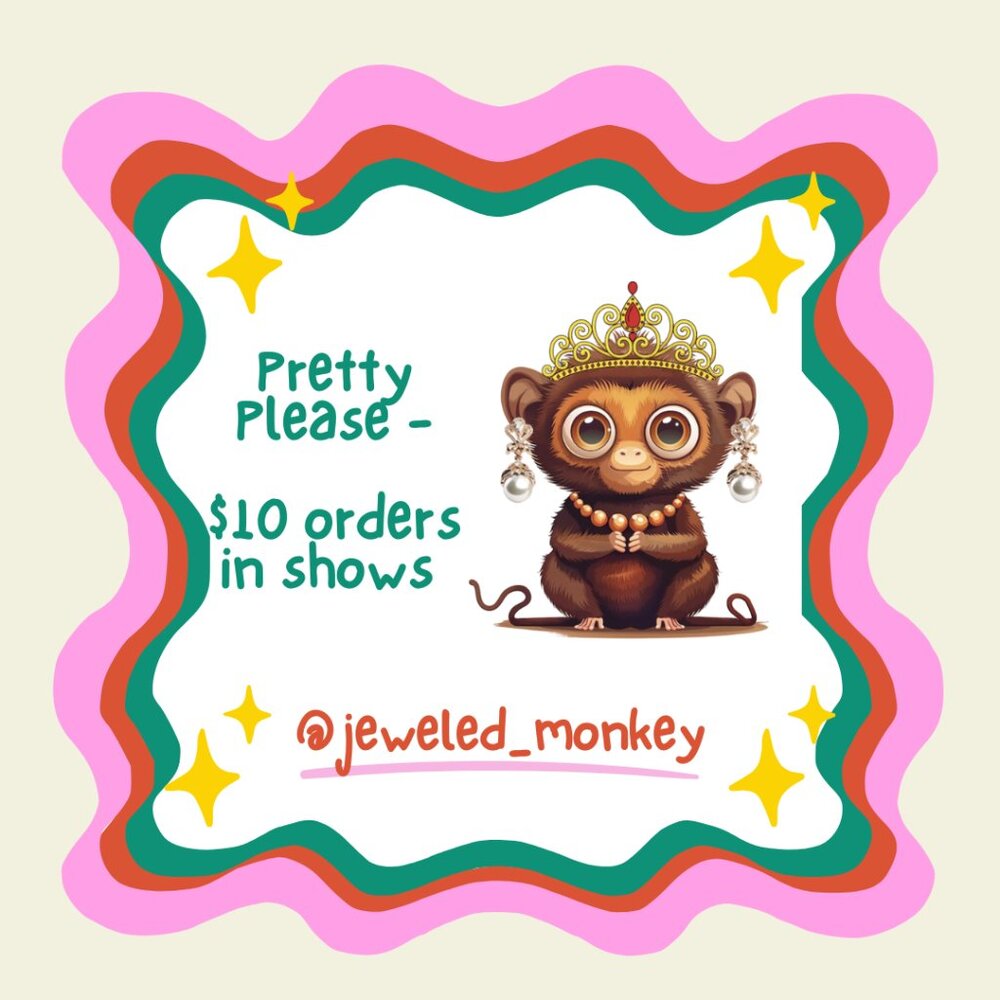 Like this Listing to be Notified When @jeweled_monkey is Going Live! - Picture 5 of 6